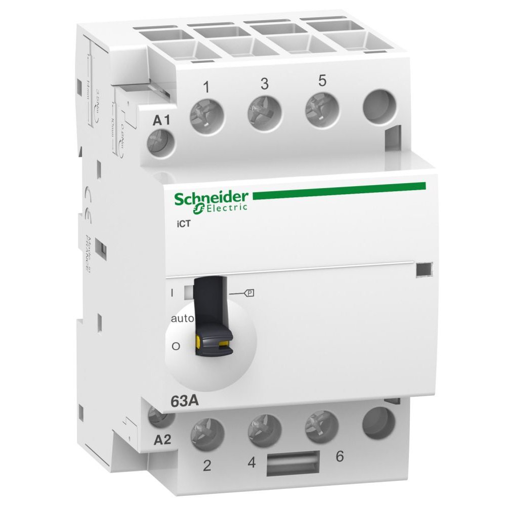 Contactor Ict comanda manuala 40A 3Nd 220/240V 50Hz Schneider A9C21843
