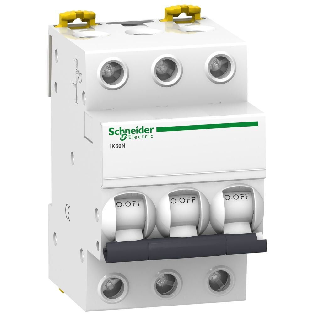Siguranta automata Acti9 IK60N, 3P, 10A, curba B Schneider A9K23310
