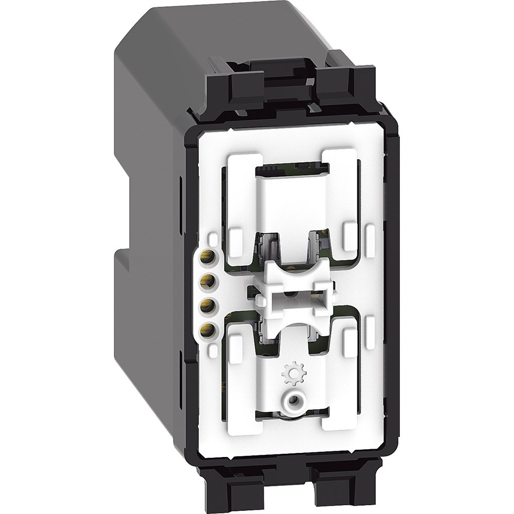 Intrerupator fara fir Acasa/Plecat Bticino Living Now K4570CWI, alb, negru, nisip