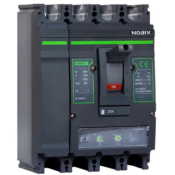 Intrerupator automat MCCB tip usol 4P4T Noark 4P 36kA reglabil 400A 111969
