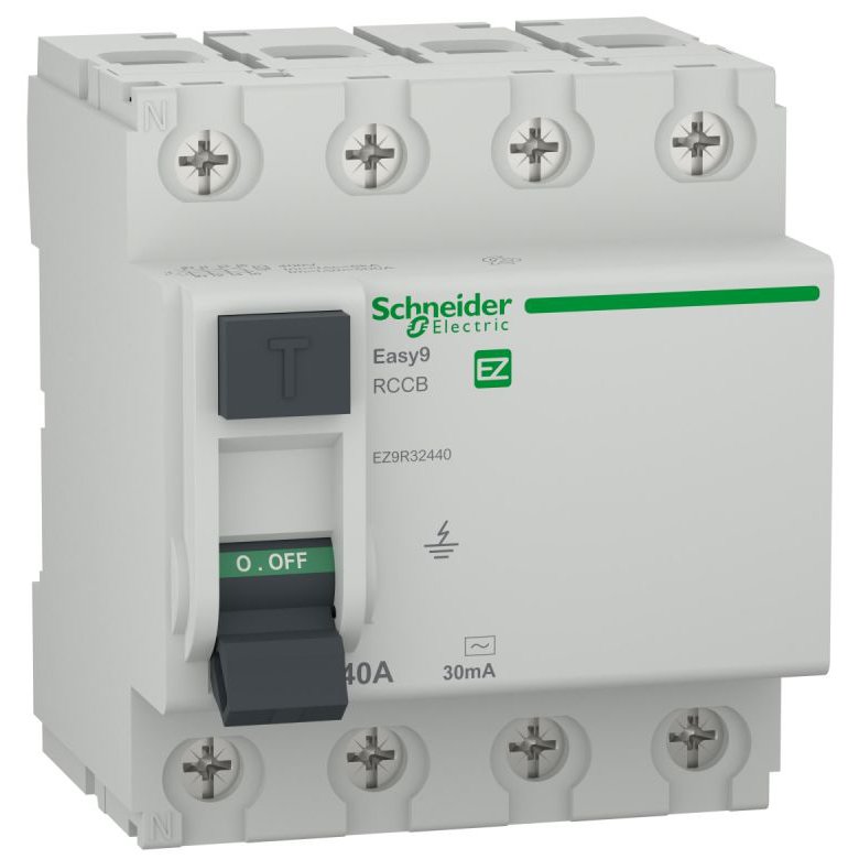 Intrerupator diferential RCCB Easy9 4P 40A/30mA tip AC Schneider EZ9R32440