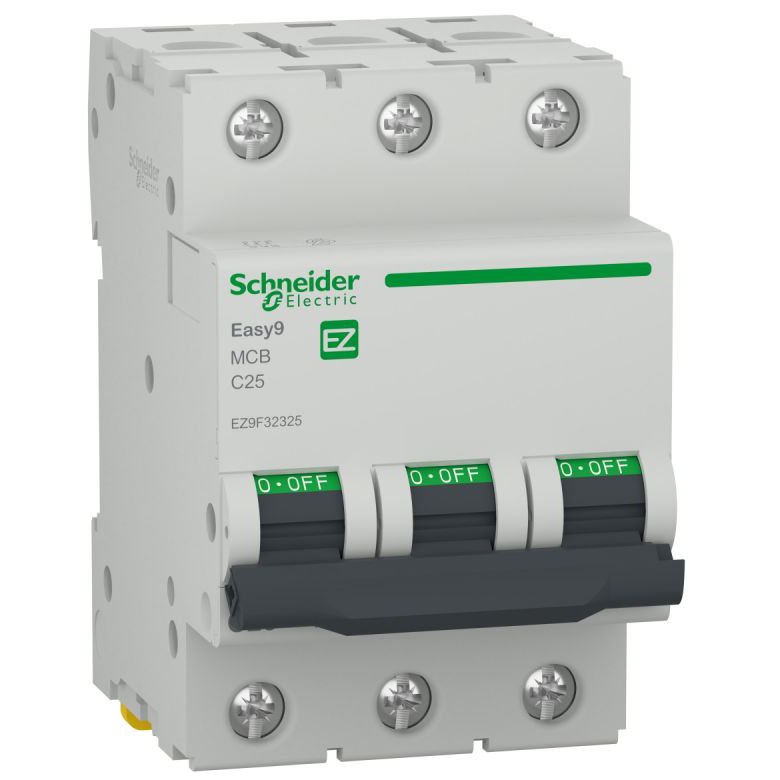 Siguranta automata Easy9 3P 25A 4500A curba C Schneider EZ9F32325
