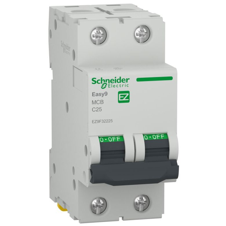 Siguranta automata Easy9 2P 25A 4500A curba C Schneider EZ9F32225