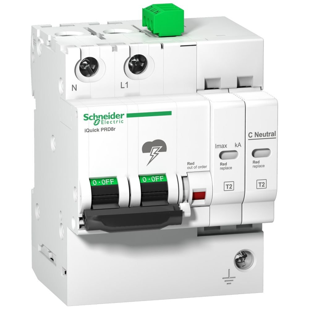 Descarcator modular Iquick Prd40R 1 Pol+N, 264V, cu transfer la distanta Schneider A9L16292