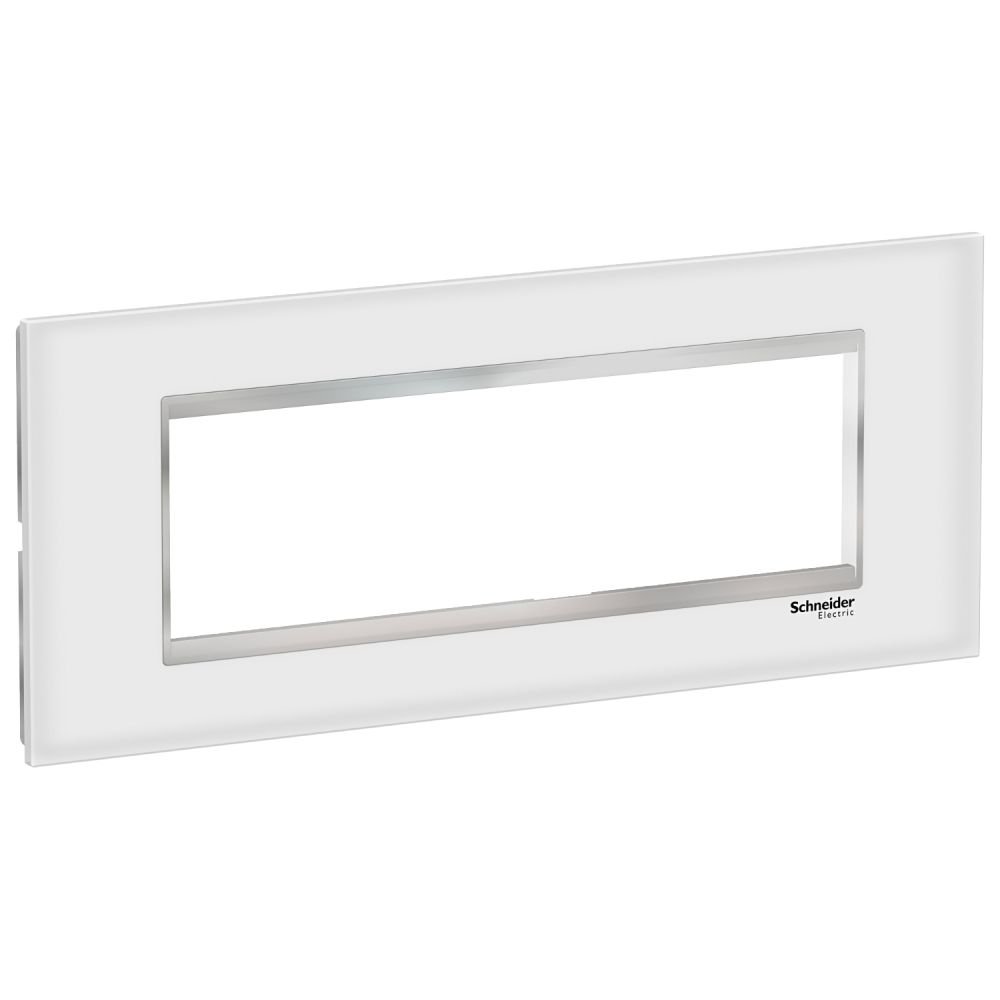 Rama sticla 7M Schneider Easy Styl LMR7967038, alb/crom