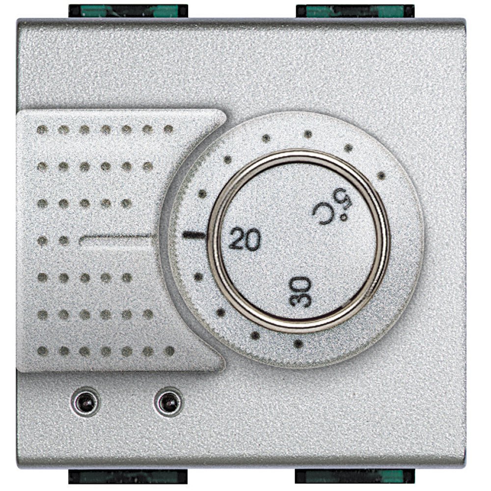 Termostat electronic de camera Bticino Living Light NT4441, argintiu