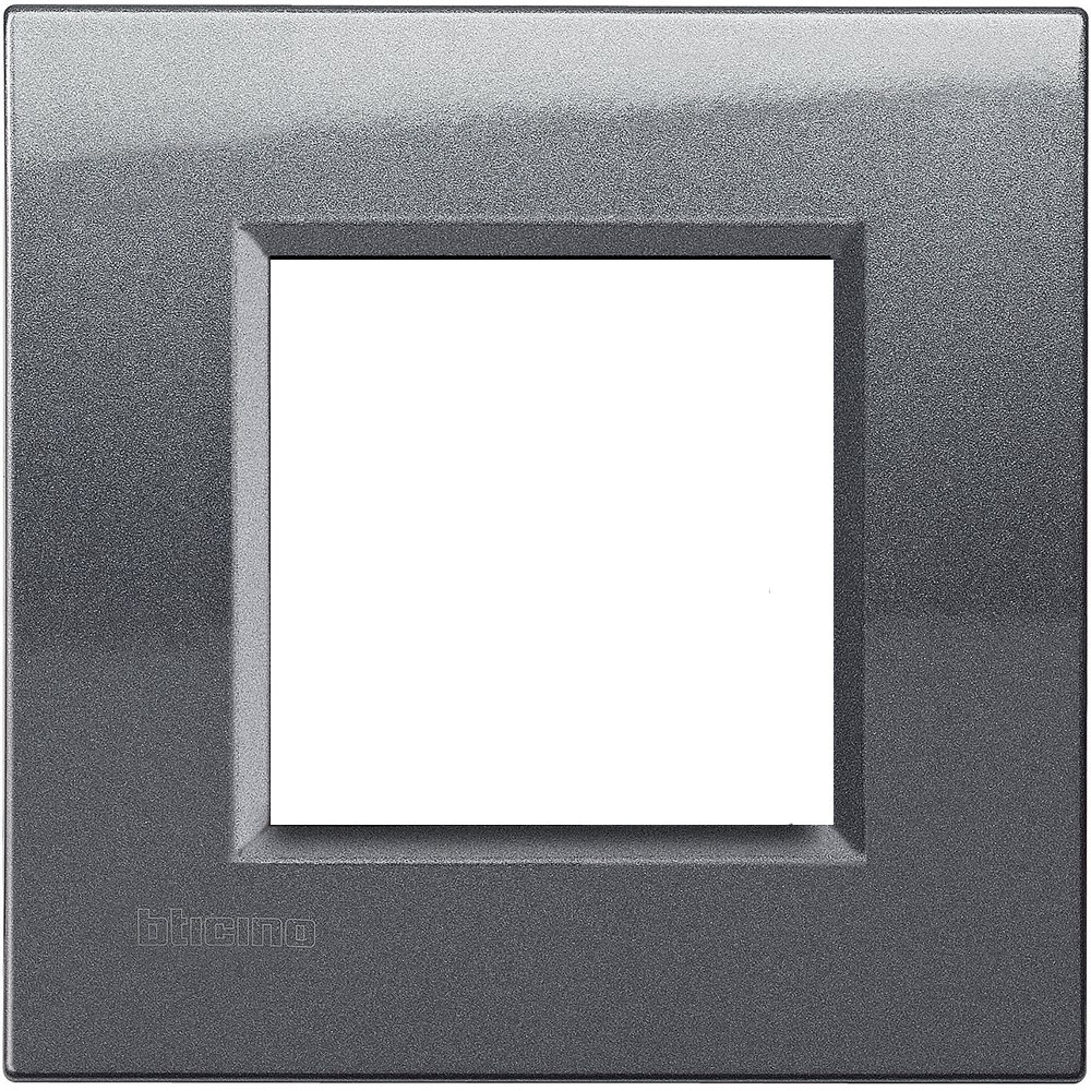Rama ornament 2 module Bticino Living Light LNA4802AC, otel