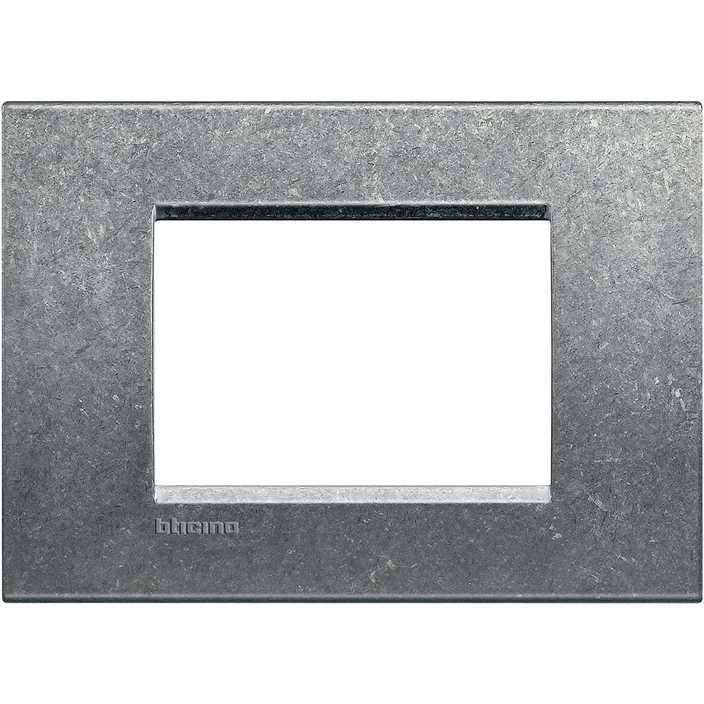 Rama ornament 3 module Bticino Living Light LNA4803NA, gri natural