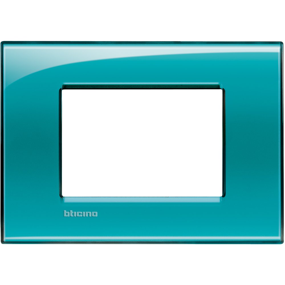 Rama ornament 3 module Bticino Living Light LNA4803VD, verde