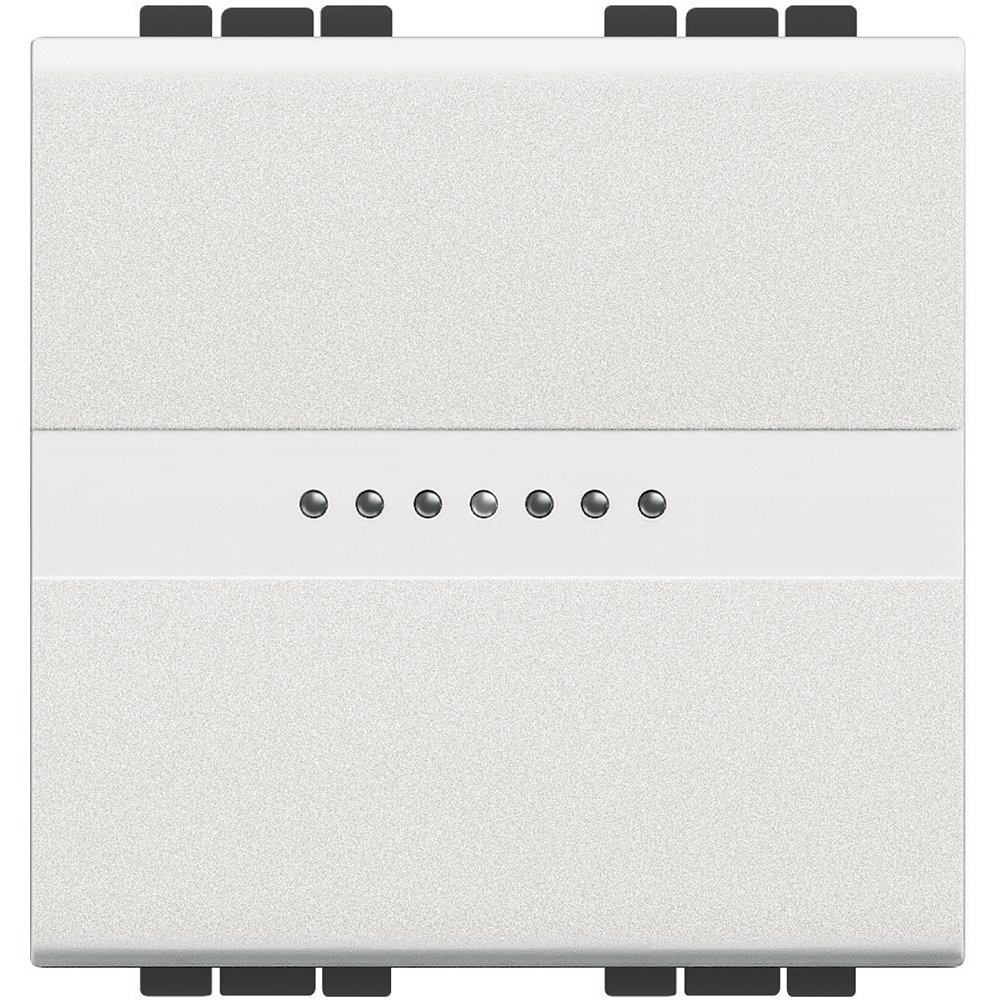Intrerupator cap cruce 2 module Bticino Living Light N4054M2, alb