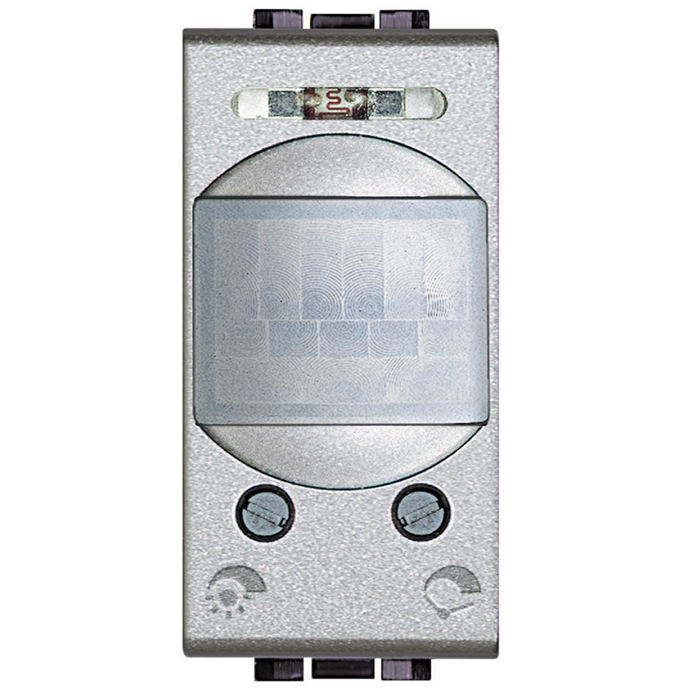 Senzor de miscare IR pasiv 1 modul Bticino Living Light NT4431N, argintiu