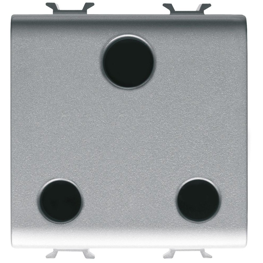 Priza 2M standard britanic Gewiss Chorus GW14297, titan