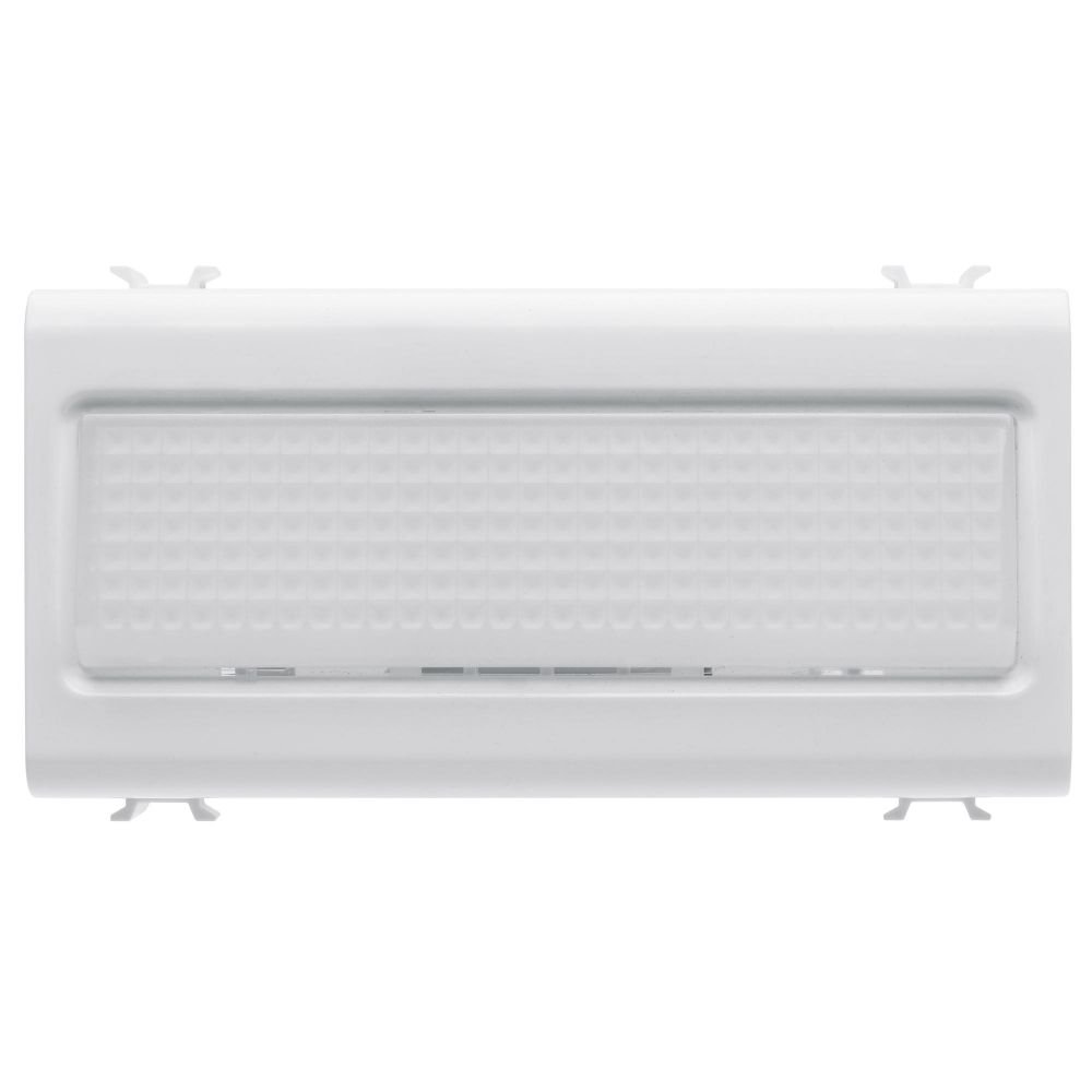 Lampa iluminat trepte 12V ac/dc / 230V 4 module Gewiss Chorus GW10656, alb
