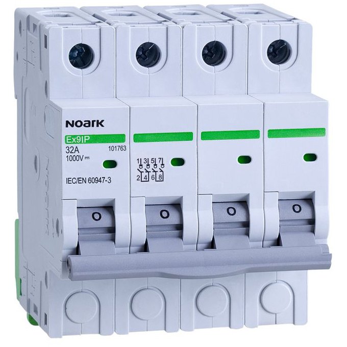 Separator de sarcina pentru fotovoltaice Ex9IP 4P 63A DC Noark 101765