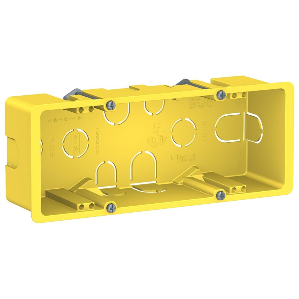 Doza montaj rigips, 7 module Schneider Easy Styl LMR8267003