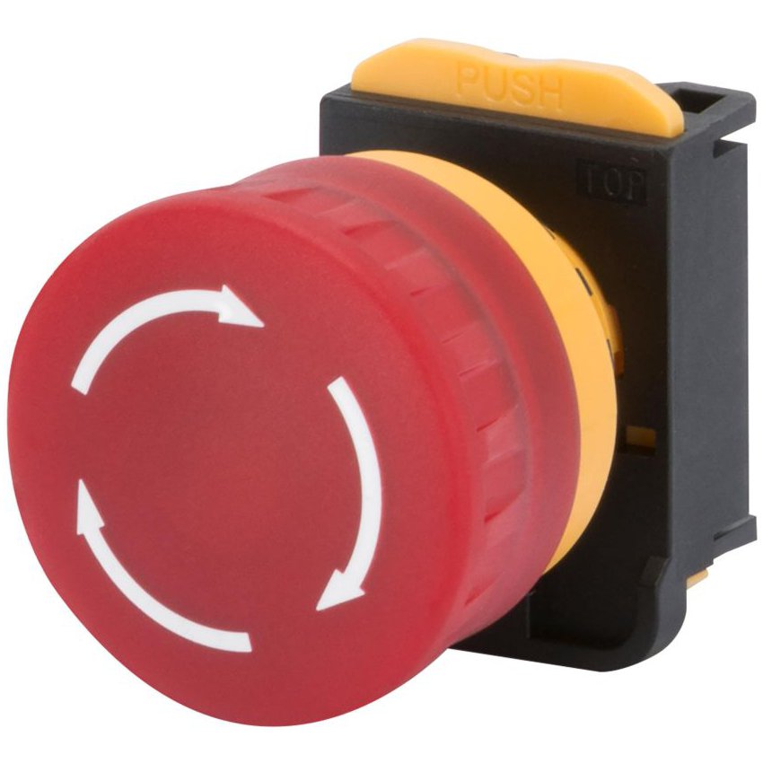 Buton ciuperca D.40MM cu retinere Gewiss GW74365