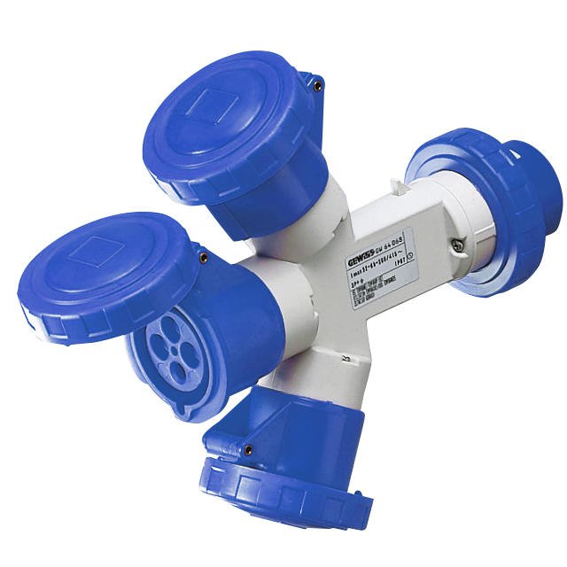 Adaptor 3 cai IP67 3P+N+T 16A 230V 9H Gewiss GW64026