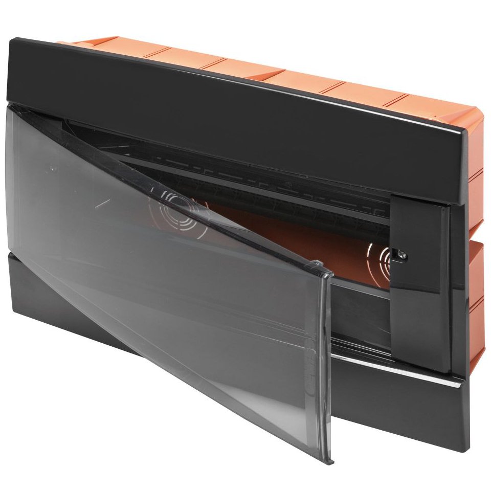Tablou decorativ incastrabil 4+1/2 module negru Gewiss GW40237TN