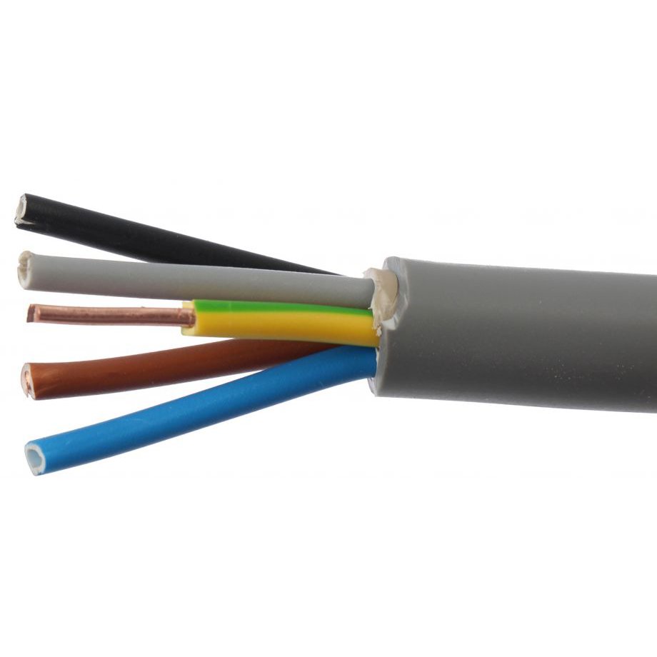 Cablu electric de cupru CYY-F 5x4 mmp / m