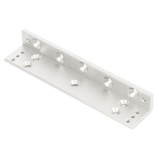 Suport in forma de L SB-110L pentru montarea electromagnetilor de 110kgf pe usi cu toc ingust si deschidere spre exterior