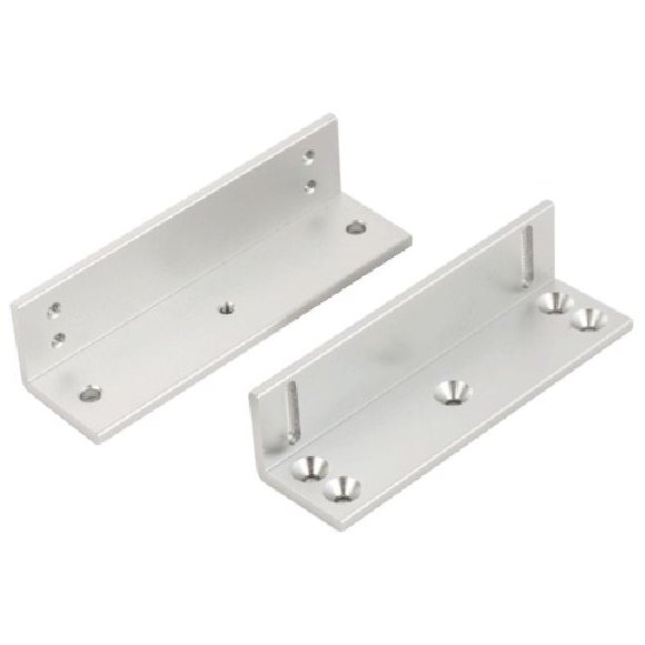 Suport in forma de Z SB-110Z pentru montarea electromagnetilor de 110kgf pe usi cu toc ingust si deschidere la interior