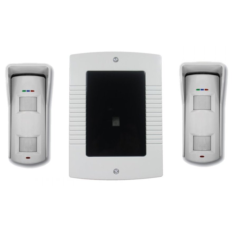 KIT 2x detectori Wireless XDH10TT-WE + receiver UR2-WE 868Mhz, bidirectional Enforcer