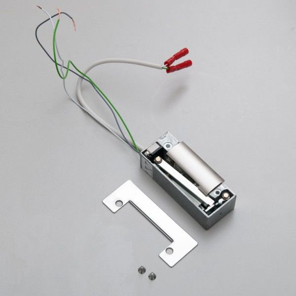 Yala electromagnetica incastrabila DORCAS-50N305-424 simetrica, reversibila, 24Vcc, inox, 800Kgf