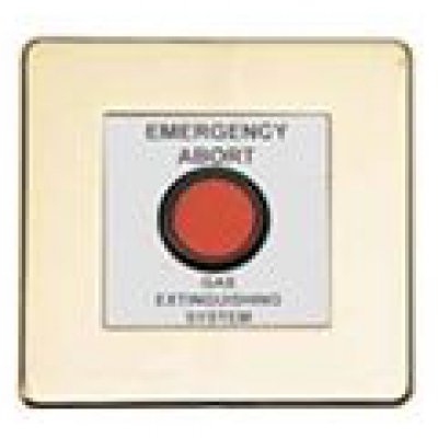 Comutator pentru anularea eliberarii gazului extinctor Advanced Electronics Exp-004-003 placuta protectie alama