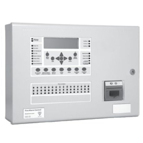 Centrala de incendiu cu 4 bucle Kentec ENH63964 03P cu 96 LED-uri de zona, montaj aparent, cu imprimanta