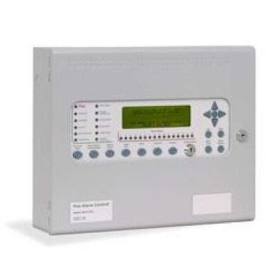 Centrala de incendiu cu 2 bucle Kentec ENSH63482 03 cu 48 LED-uri de zona, montaj aparent, cu cheie de activare