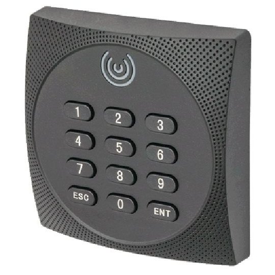 Cititor de proximitate RFID ZKTeco KR-602M cu tastatura, IP64, Mifare 13.56MHz