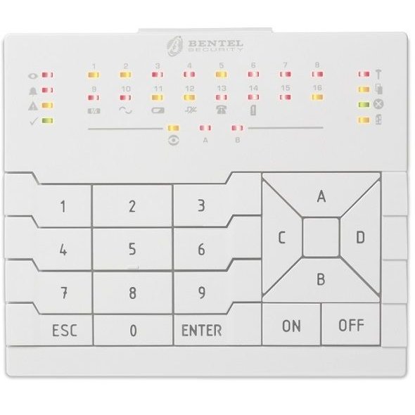 Tastatura LED, 32 caractere alfanumerice Bentel PREMIUM LED