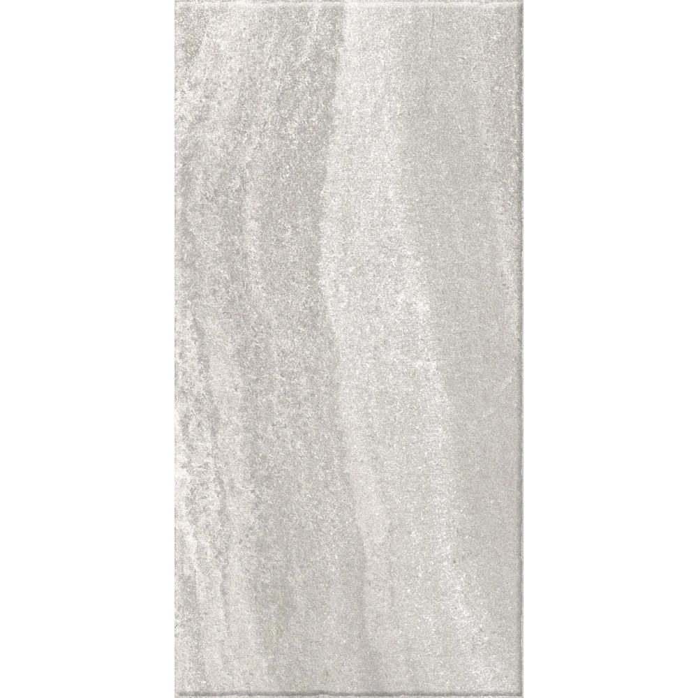 Gresie exterior/interior portelanata Kai Santana Grey, gri, mat, aspect de piatra, clasa aderenta R10, PEI 5, 8.5 mm, 60 x 30 cm