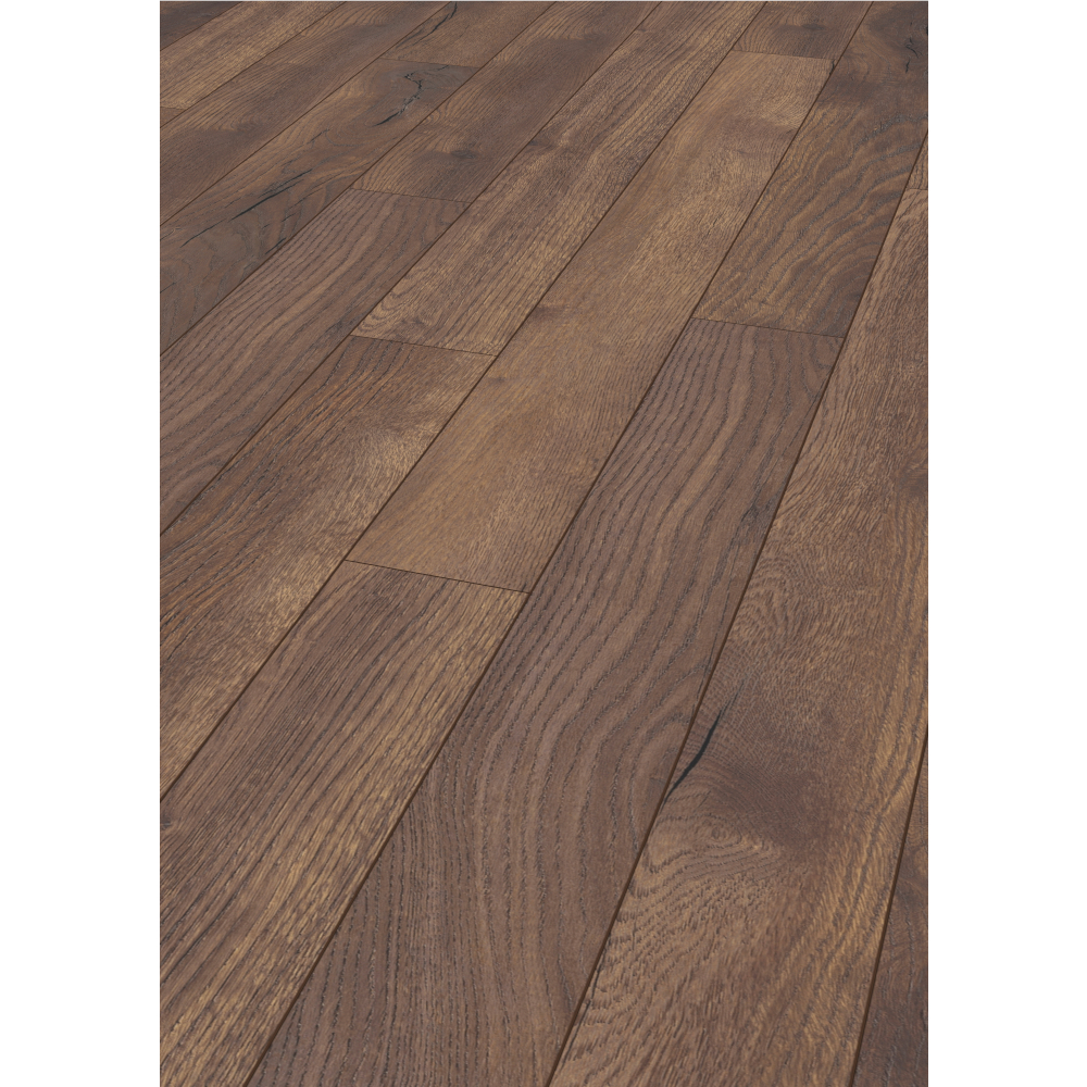Parchet laminat 12 mm Kronotex Robusto 4766 Pettersson Oak Dark, nuanta inchisa, stejar, clasa de trafic 33, click 5G, 1375 x 188 mm