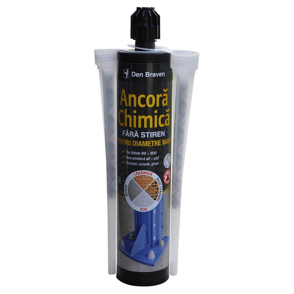 Ancora chimica fara stiren Den Braven VE, gri, 300 ml