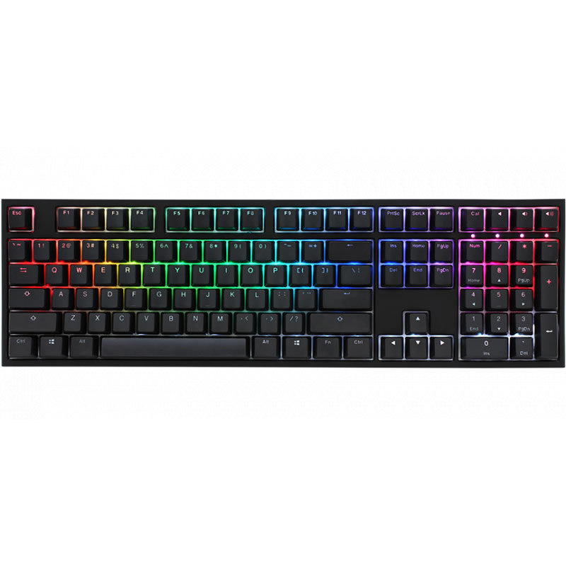Tastatura gaming One 2 RGB Cherry MX Silver Mecanica Black
