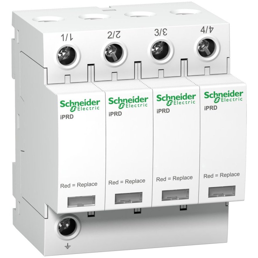 Descarcator modular Iprd65R, 4P, 350V, 65 kA cu transfer de la distanta Schneider A9L65401