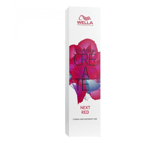Vopsea semipermanenta Wella Professionals Color Fresh Create (Gramaj: 60 ml, Concentratie: Vopsea semipermanenta, Culoare vopsea: Next Red)