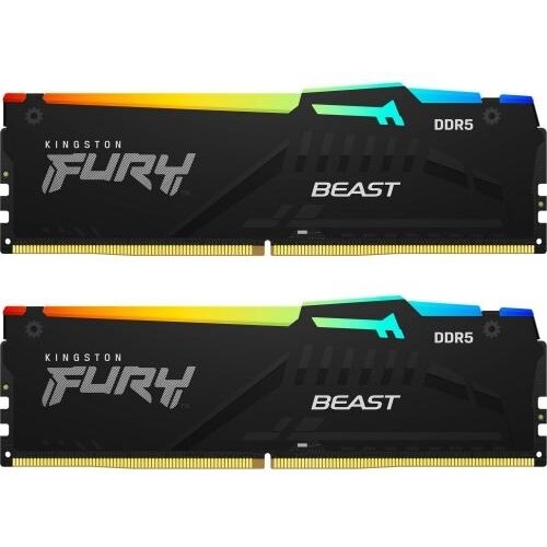 Memorie Fury Beast RGB 32GB (2x16GB) DDR5 6000MHz Dual Channel Kit