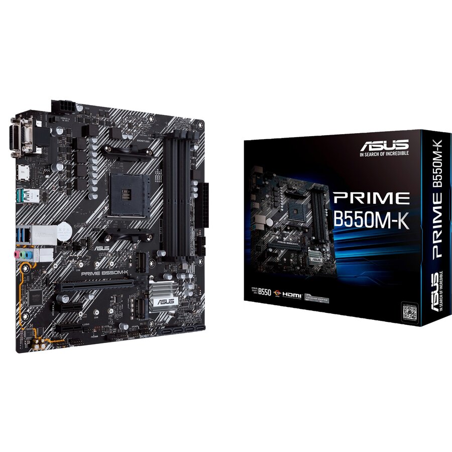Placa De Baza PRIME B550M-K ARGB  Socket AM4