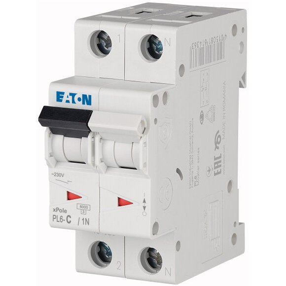 Siguranta automata 1P+N 16A PL6-C16/1N Eaton 106034