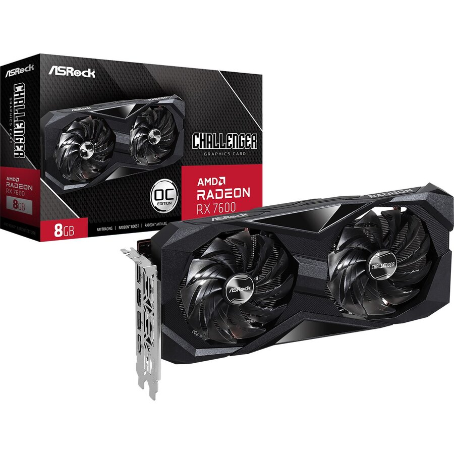 Placa Video AMD Radeon RX 7600 Challenger  8GB GDDR6 	128bit