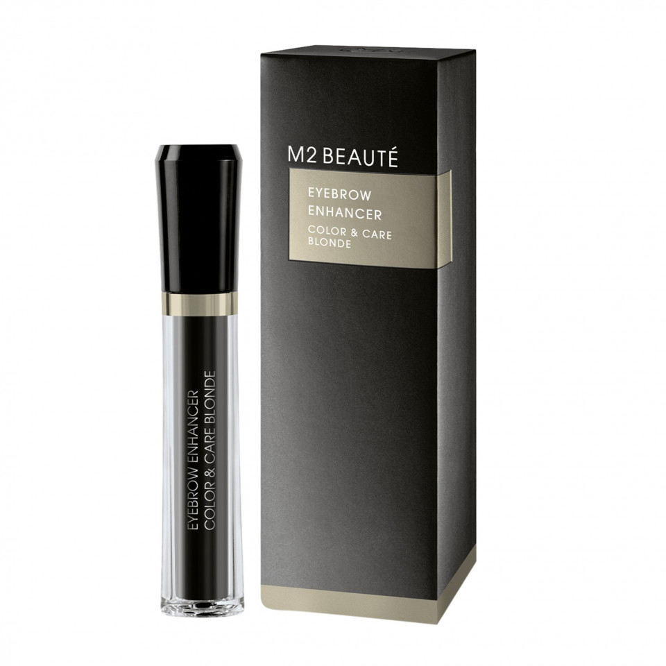 Gel sprancene M2 Beaute Eyebrow Enhancer Color & Care Brown, 6ml (Culoare produse: Blonde, Concentratie: Ingrijire sprancene)