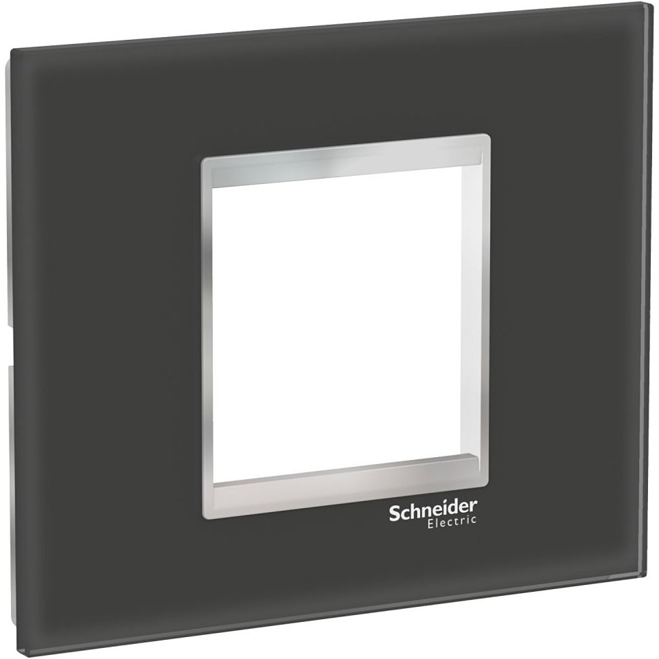 Rama sticla 2M Schneider Easy Styl LMR7932038, negru/crom