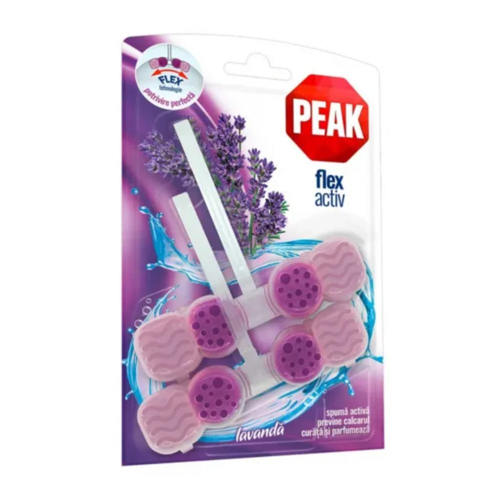 Odorizant toaleta Peak Flex Activ Lavanda, 2 x 48 g