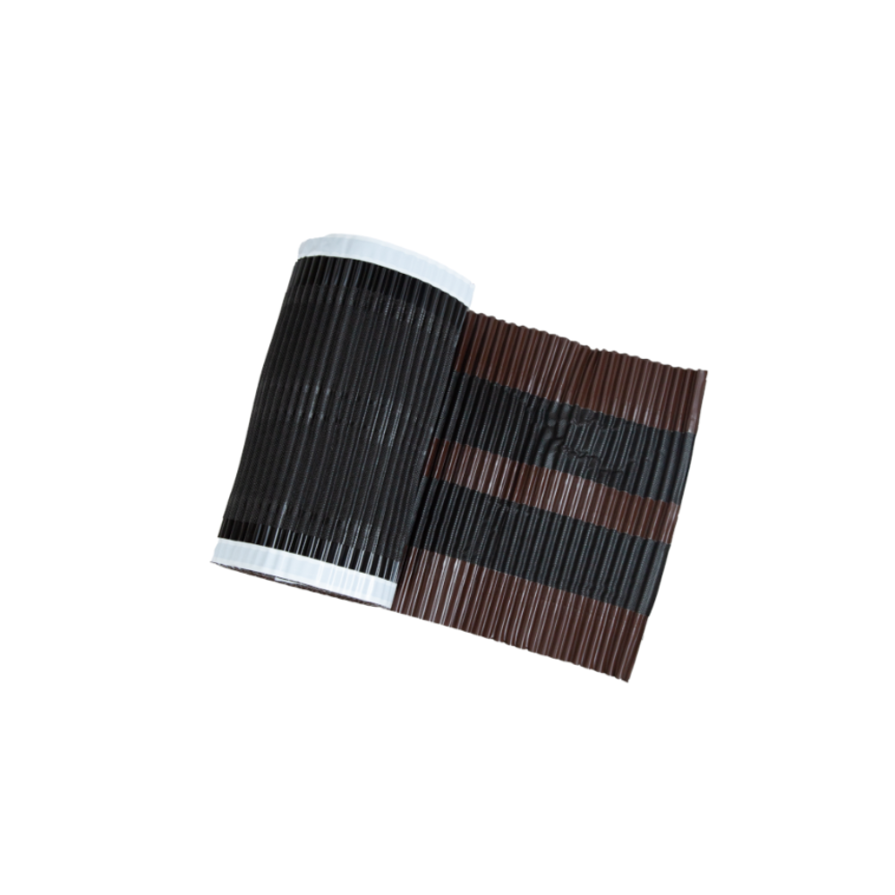 Banda aerisire coama Term Vent, maro RAL 8017, 310 mm x 5 m