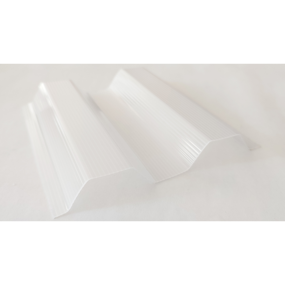Policarbonat solid trapez, opal, grosime 1 mm, 2 x 1.05 m