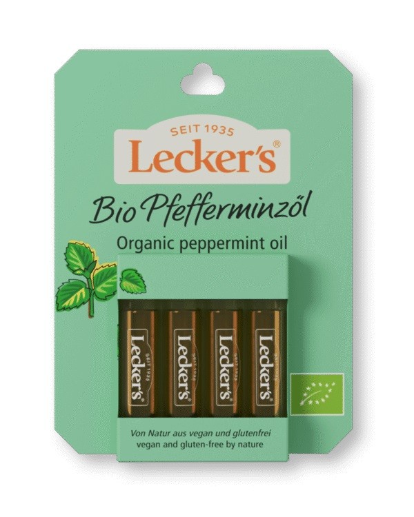 Ulei de menta bio, 4x2ml Lecker's