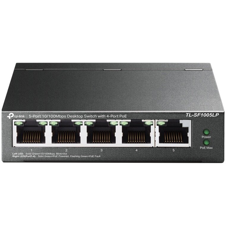 Switch TL-SF1005LP PoE 5 Porturi Carcasa Metalica