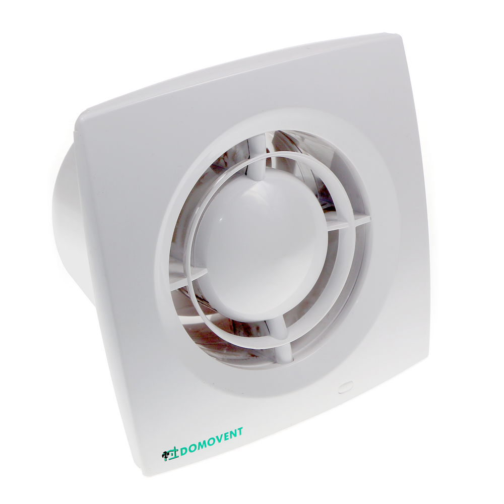 Ventilator standard Domovent X1, diametru 100 mm, 14 W, 95 mc/h, IP 14, ABS, alb